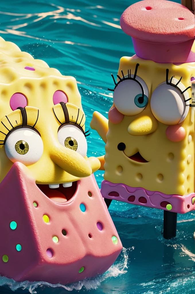 spongebob and patrick star as highlights