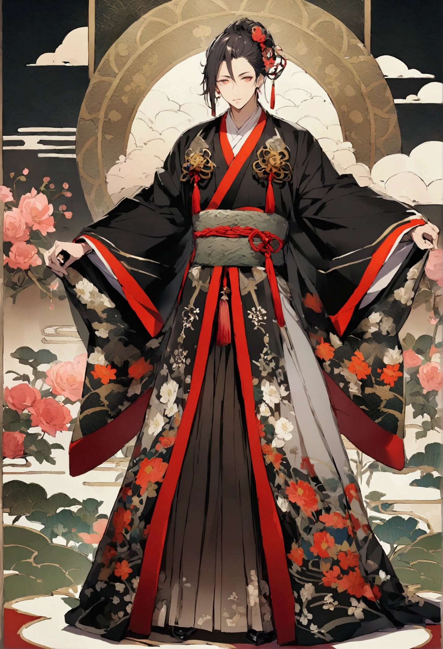 Men&#39;s kimono full body