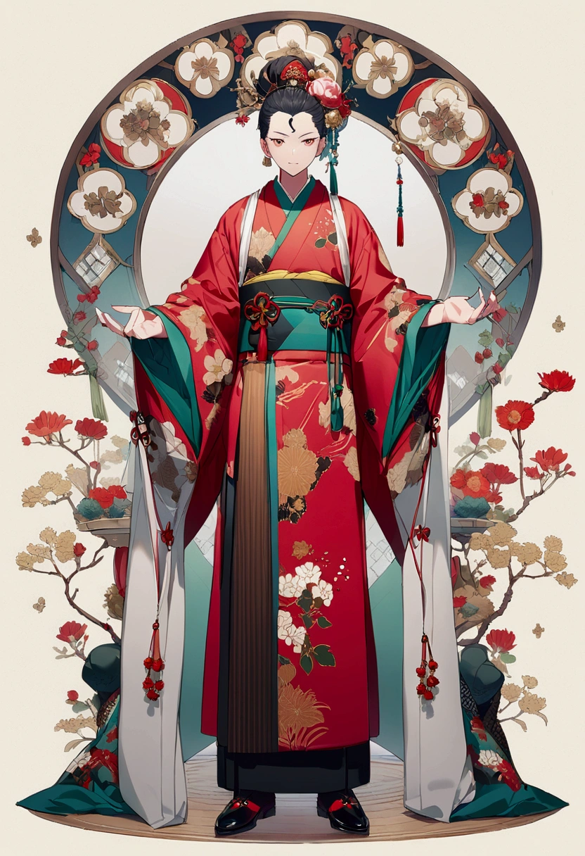 Men's kimono full body
