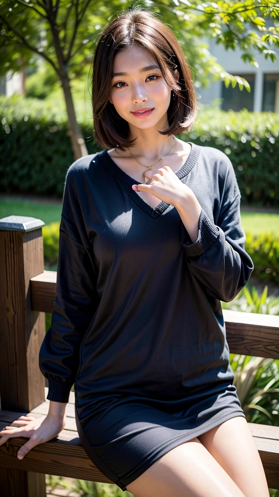 quality,master piece,by famous artist,bloom,a girl, one girl,solo focus,alone,4K,8k,raw photo,short brown hair,watch,big eyes,Japanese women,20th Generation,healthy,Plump,maternal,positive,bright,kind,Young Woman Fashion,Trending Fashion、Beautiful Skin,Fair skin,最高quality,4K,8k,masterpiece,Young and beautiful,All、The man is fascinated,Attractive woman,ccup bust、An innocent smile、smile、teeth、standing、Hands down、one girl、The background is a park、squirt、one girl、Accurate hands、Accurate legs、Detailed hands and fingers、Anatomically correct body、Accurate Fingers,one girl,very nice lady,one girl