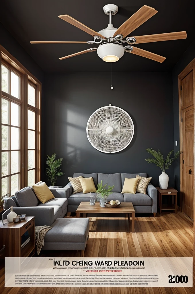 I want to promote a ceiling fan
Make a advertisement poster with a ceiling fan that's selling for Rm 800
And it comes with 5 blades and up to 7 speed
Also add special promotion if you get 5 fans it will be (put rm 4000 and cut it out then below it put rm 3500) and free instalment for 1 house