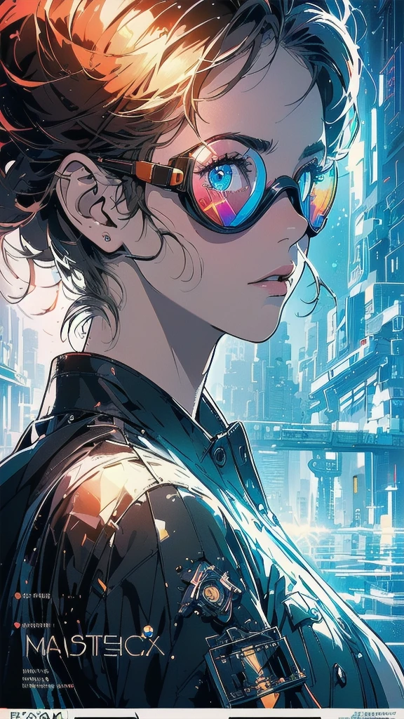 (((masterpiece, highest quality))),(((solo:1.2))),(((1girl:1.2))),(((32k wallpaper))),(very detailed, vintage science fiction),((((((geometric cinematic movie poster)))))), (bauhaus), shape,(((abstract))),(mid century modern),movie poster,(((((portfolio))))),(((((Close-up))))),(((((bust up))))),((((more various angle)))),(((ultimate highlight))),Vast landscape,((((complete. detailed face)))),(((Extremely talented))),(((most complecated machine))),(((text))),(((typography))),(((((best complicated machine))))),(((((genius mechanic))))),(((gorgeous light leak))),(((perfect detailed Infrared Goggles,thermography))),(((extreme reflection lens))),