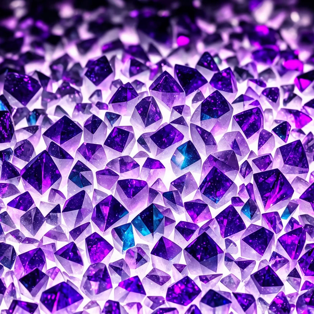 a close up of a crystal with a purple light in the background, glowing crystals, beautiful crystals, colorful crystals, crystals, crystalized, magical crystals, crystals enlight the scene, crystal material, glowing crystal on a rock, dimly glowing crystals, made of crystals, crystal color, iridescent crystals, colourful 3 d crystals, crystallized, neon rainbow quartz