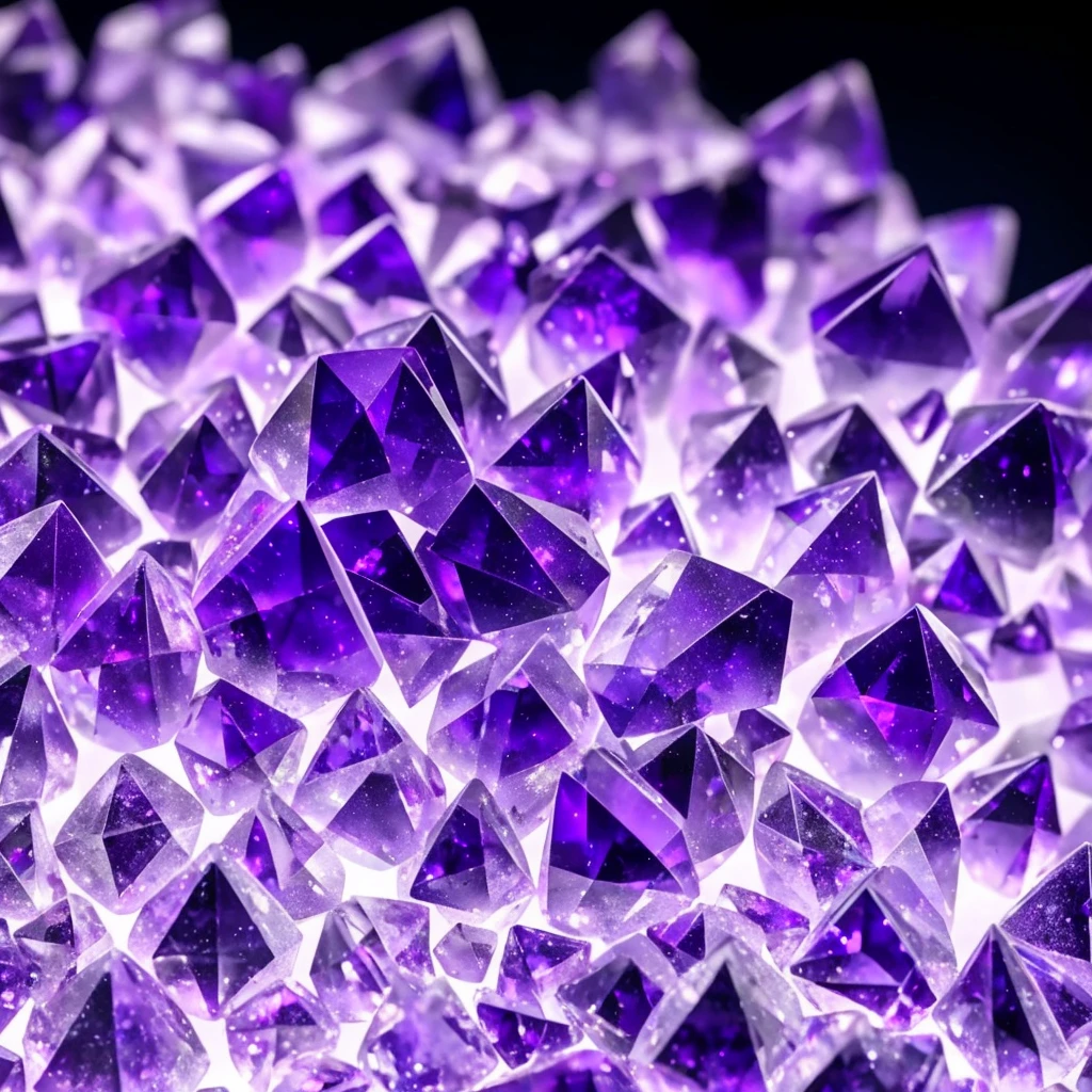 a close up of a crystal with a purple light in the background, a macro photograph by Anna Haifisch, trending on pexels, crystal cubism, glowing crystals, beautiful crystals, colorful crystals, crystals, crystalized, magical crystals, crystals enlight the scene, crystal material, glowing crystal on a rock, dimly glowing crystals, made of crystals