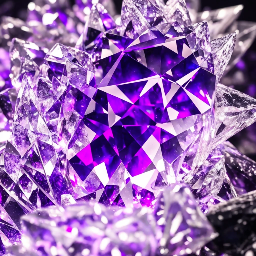 a close up of a crystal with a purple light in the background, glowing crystals, beautiful crystals, colorful crystals, crystals, crystalized, magical crystals, crystals enlight the scene, crystal material, glowing crystal on a rock, dimly glowing crystals, made of crystals, crystal color, iridescent crystals, colourful 3 d crystals, crystallized, neon rainbow quartz
