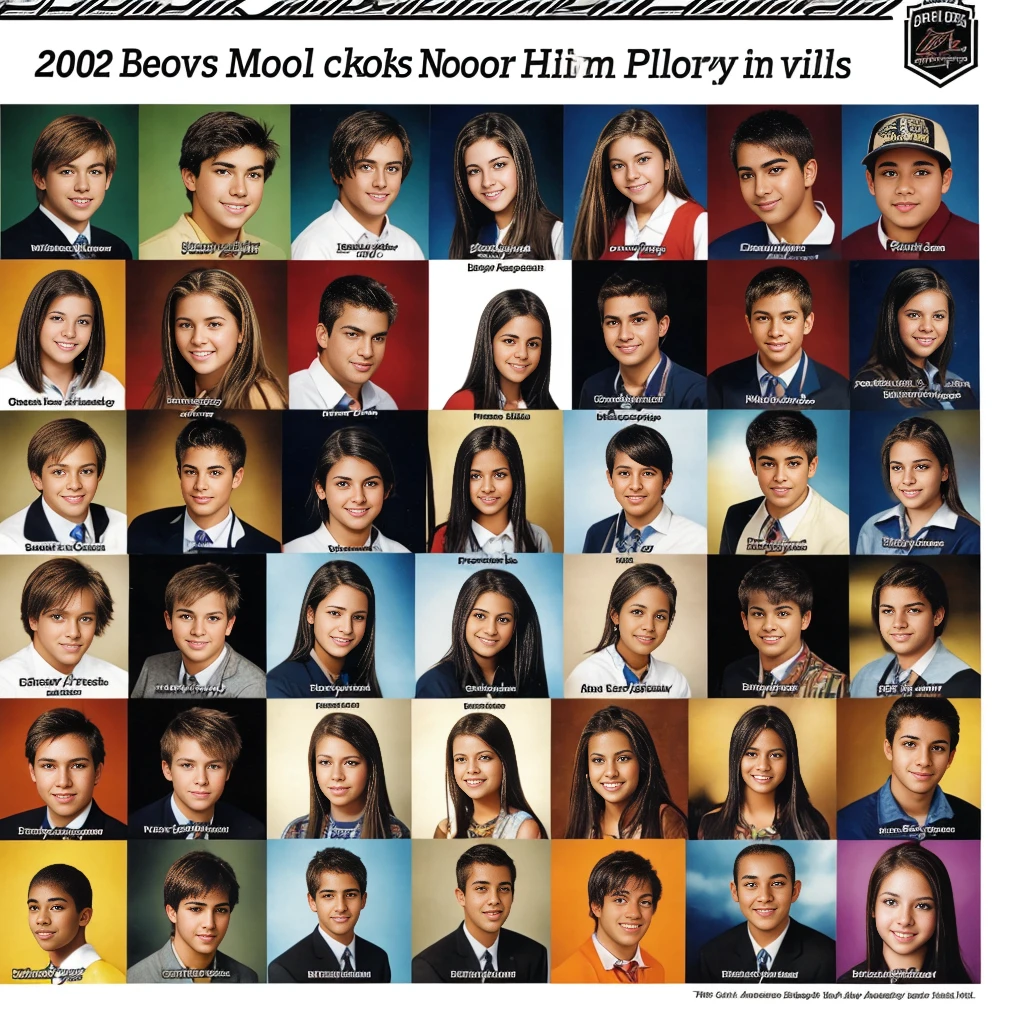 2000s High school Yearbook with names and quotes 
