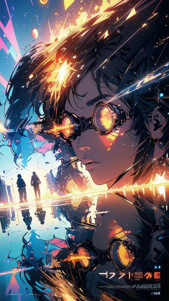 (((masterpiece, highest quality))),(((solo:1.2))),(((1girl:1.2))),(((32k wallpaper))),(very detailed, vintage science fiction),((((((geometric cinematic movie poster)))))), (bauhaus), shape,(((abstract))),(mid century modern),movie poster,(((((portfolio))))),(((((Close-up))))),(((((bust up))))),((((more various angle)))),(((ultimate highlight))),Vast landscape,((((complete. detailed face)))),(((Extremely talented))),(((most complecated machine))),(((text))),(((typography))),(((((best complicated machine))))),(((((genius mechanic))))),(((gorgeous light leak))),(((perfect detailed Infrared Goggles,thermography))),(((extreme reflection lens))),