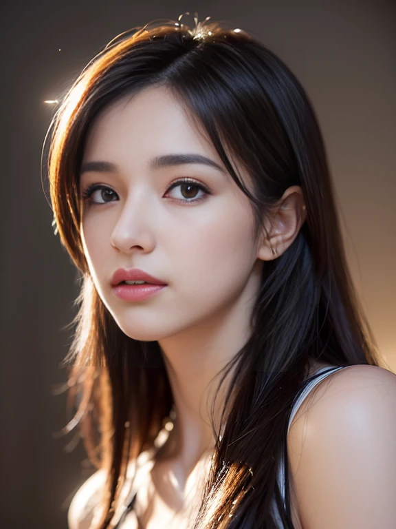 ((best quality, Practical, Wallpaper CG Unity 8 with great details,000, Depth of Field, light, lens flare, Ray Tracing)), ((An exceptionally beautiful face, Beautiful lips, Beautiful nose, beautiful eyes)), ((beautiful eyes, Beautiful nose, It&#39;s the mouth)), ((Precise face)), ((Asian young woman)), ((A bright smile:1.3), ((Blurred background)), ((明亮的light)), ((Clear eyes)), ((Positive posture)), ((look at me)), ((full-body shot)), ((Light brown hair)), ((Thin waist)),((Natural arm movements)), ((Fine grain fingers)),((Precise fingers)), ((White cropped top)), ((White shorts))、((Small butt))、((Standing))、((Thin thighs))、((garden))