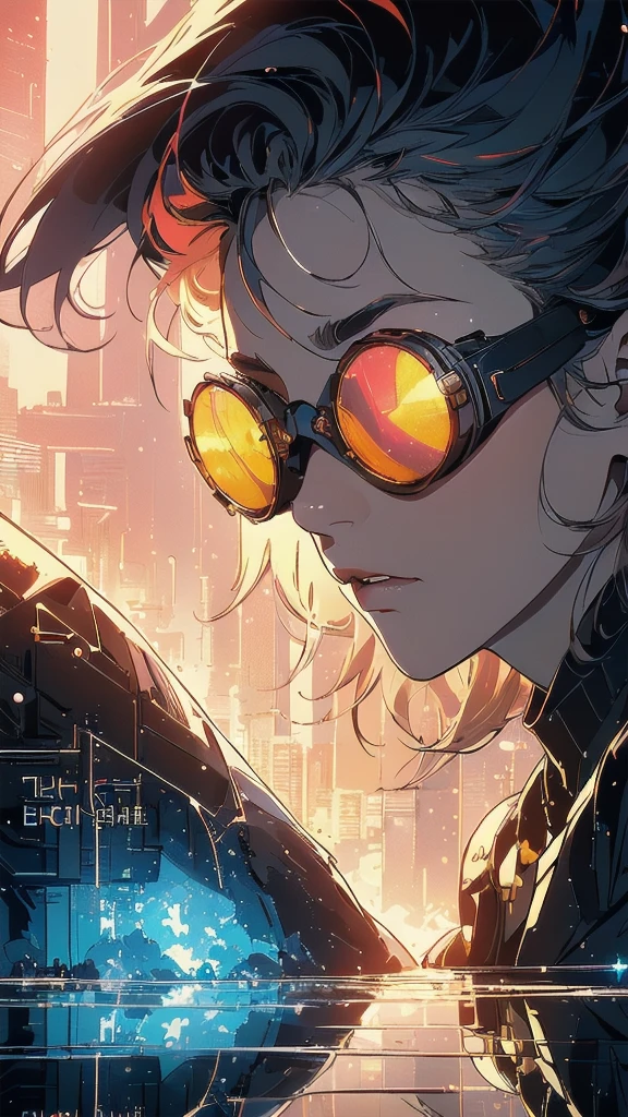 (((masterpiece, highest quality))),(((solo:1.2))),(((1girl:1.2))),(((32k wallpaper))),(very detailed, vintage science fiction),((((((geometric cinematic movie poster)))))), (bauhaus), shape,(((abstract))),(mid century modern),movie poster,(((((portfolio))))),(((((Close-up))))),(((((bust up))))),((((more various angle)))),(((ultimate highlight))),Vast landscape,((((complete. detailed face)))),(((Extremely talented))),(((most complecated machine))),(((text))),(((typography))),(((((best complicated machine))))),(((((genius mechanic))))),(((gorgeous light leak))),(((perfect detailed Infrared Goggles,thermography))),(((extreme reflection lens))),