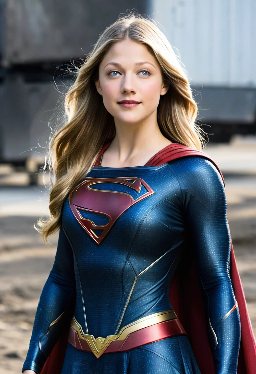 De primerísimo primer plano Melissa Benoist under the mantle of the Kryptonian Kara Zor-The alias Supergirl,(((Traje Man Of Steel Movie))),(((extremely long blonde hair))),(((Traje Man Of Steel Movie))),(((Melissa Benoist under the mantle of the Kryptonian Kara Zor-The alias Supergirl)))