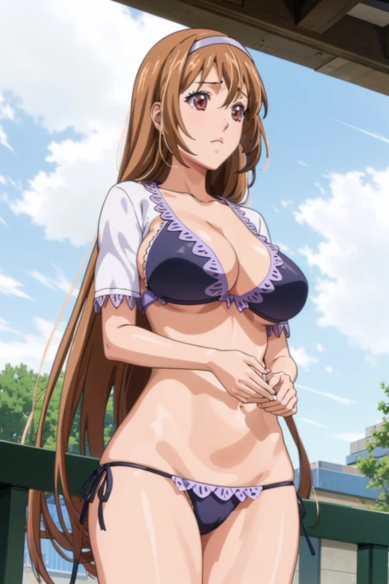 Highest quality, masterpiece,Anime illustration、 One girl, alone, Big Breasts、bikini、Bitch