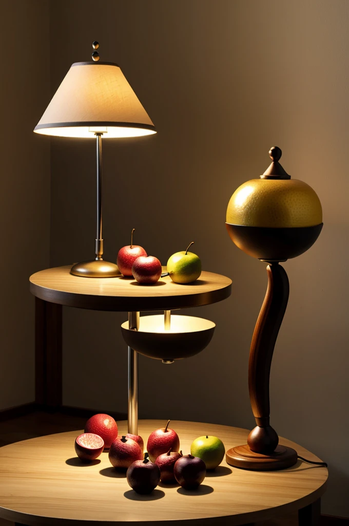 Java fruit shaped table lamp