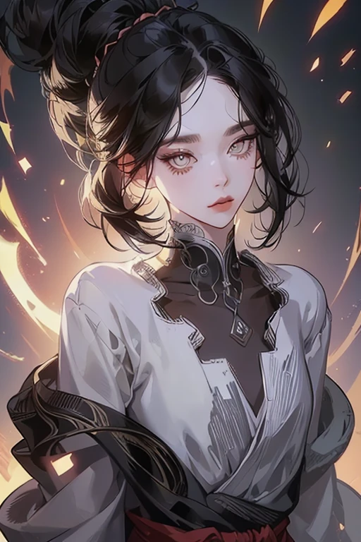 (Extremely detailed CG unity 8k wallpaper),(masterpiece), (best quality), (Extremely detailed), (Best Illustration Award),(The best shadow), (Sharp eyeliner, Eyeshadow, Delicate eyes:1.1), , ,rest, vector,