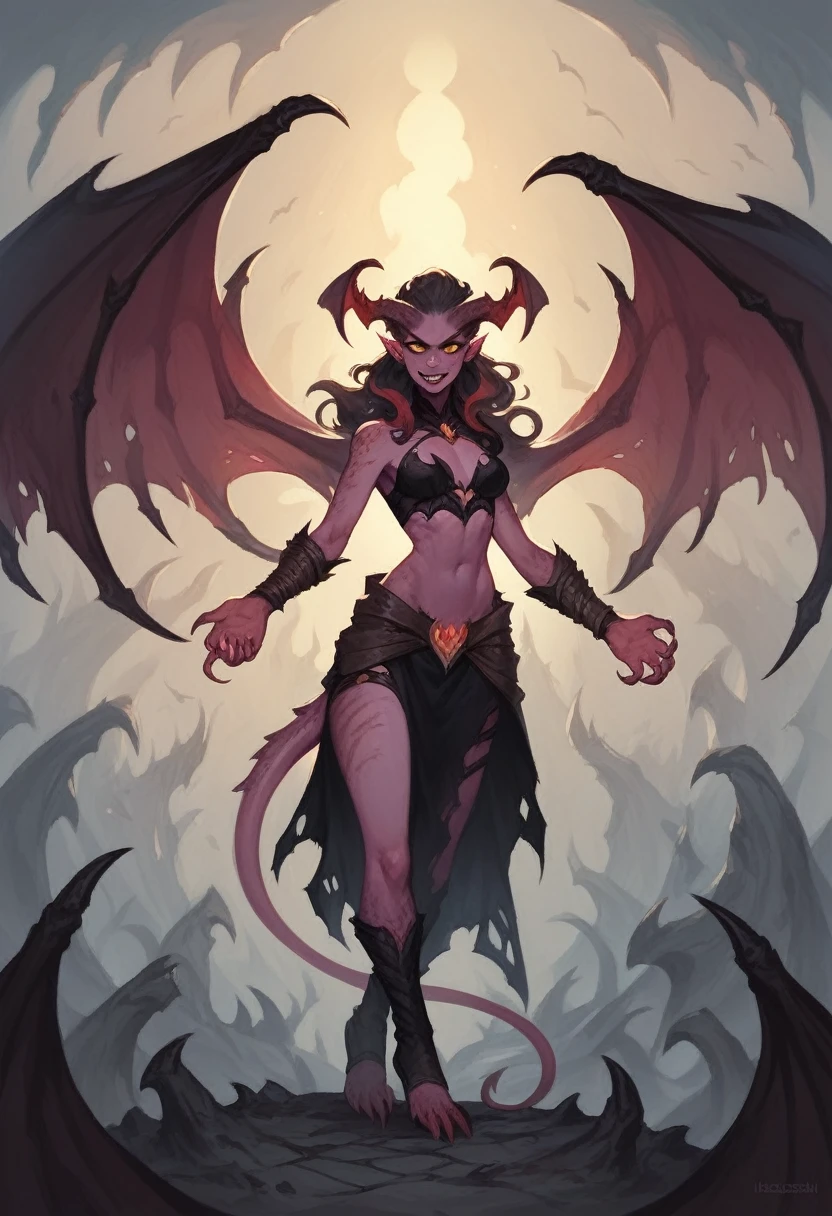 score_9, score_8_up, score_7_up, score_6_up, score_5_up, score_4_up, 1, w1ngs, 1girl, demon wings, hell background