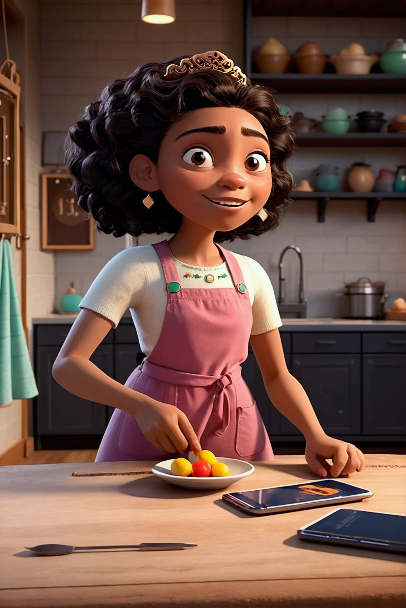 Pixar style image with different expressions 