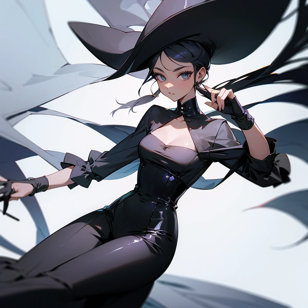 anatomically correct, best quality, masterpiece, high quality, high details, highres, HD, blue hair, ponytail, brown eyes, breasts, epic art, fantasy, breasts, solo, (shaded face:1.2), hollow eyes, (x-shaped eyes, symbol shaped eyes, cross eyes), looking at viewer, embarrassed, lips, makeup, brown eyes, blush face, steaming face, clenched teeth, huge breasts, sagging breasts, sweating, "Photorealistic, Hyperrealistic, Hyperdetailed, analog style, soft lighting, subsurface scattering, realistic, heavy shadow, masterpiece, best quality, ultra realistic, 8k, golden ratio, Intricate, High Detail, film photography, soft focus, 1girl, long_hair, breasts, thighhighs, gloves, cleavage, hair_ornament, dress, solo, black_hair, hair_flower, flower, large_breasts, jewelry