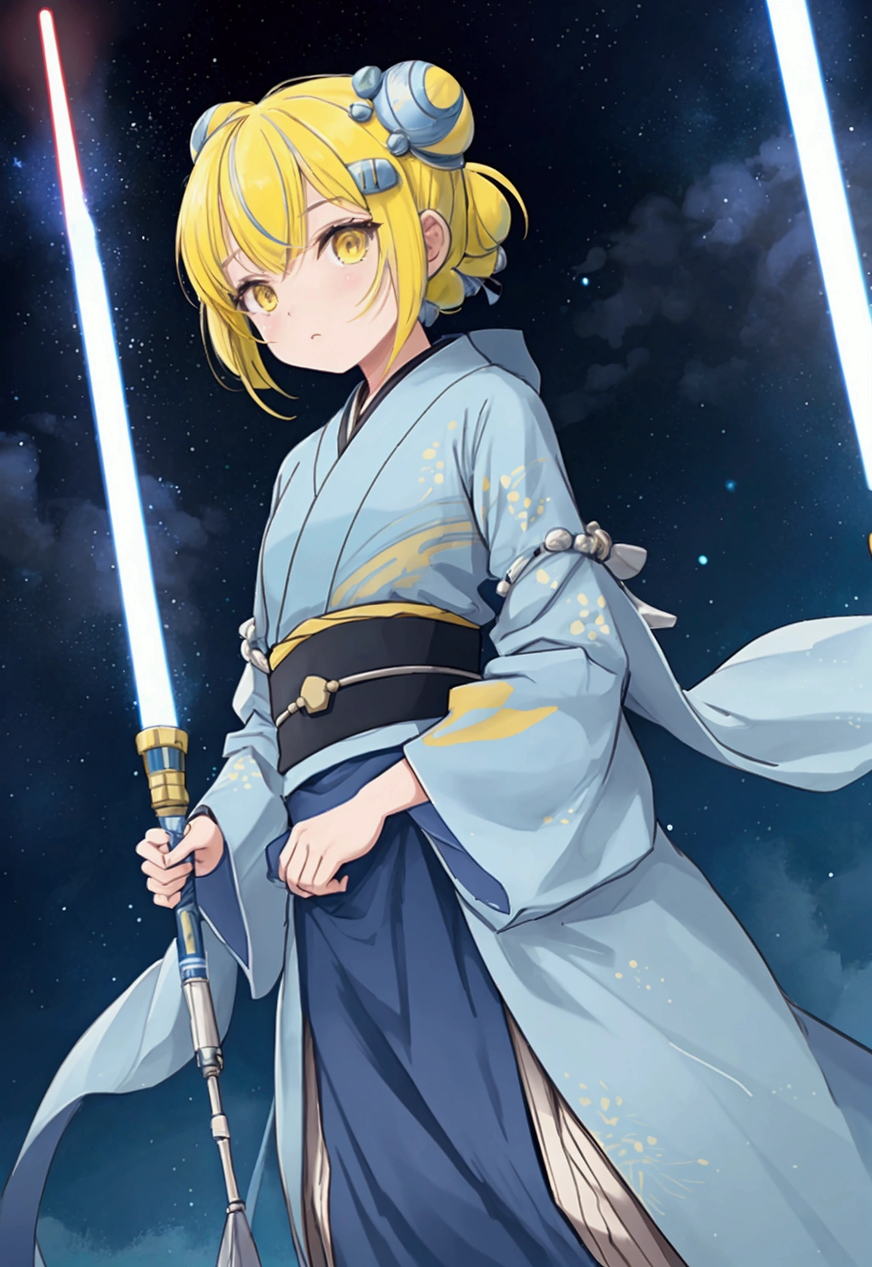 Riyo Chuchi - Star Wars: The Clone Wars by gunzai, character, star wars, star wars the clone wars, riyo chuchi, Blue Skin Senator, Yellow streaks, Senator Chuchi, Pantoran