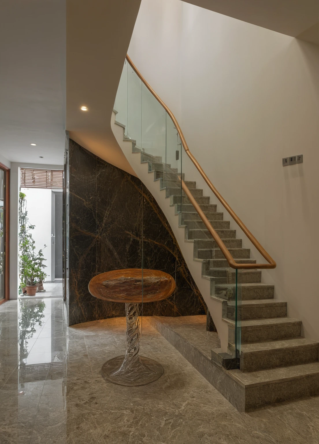 Raw photo,Masterpiece, high quality, best quality, authentic, super detail, 
interior, indoors, upstair style modern
, (daylight:1.1), vivid colour, (realistic:1.2),
