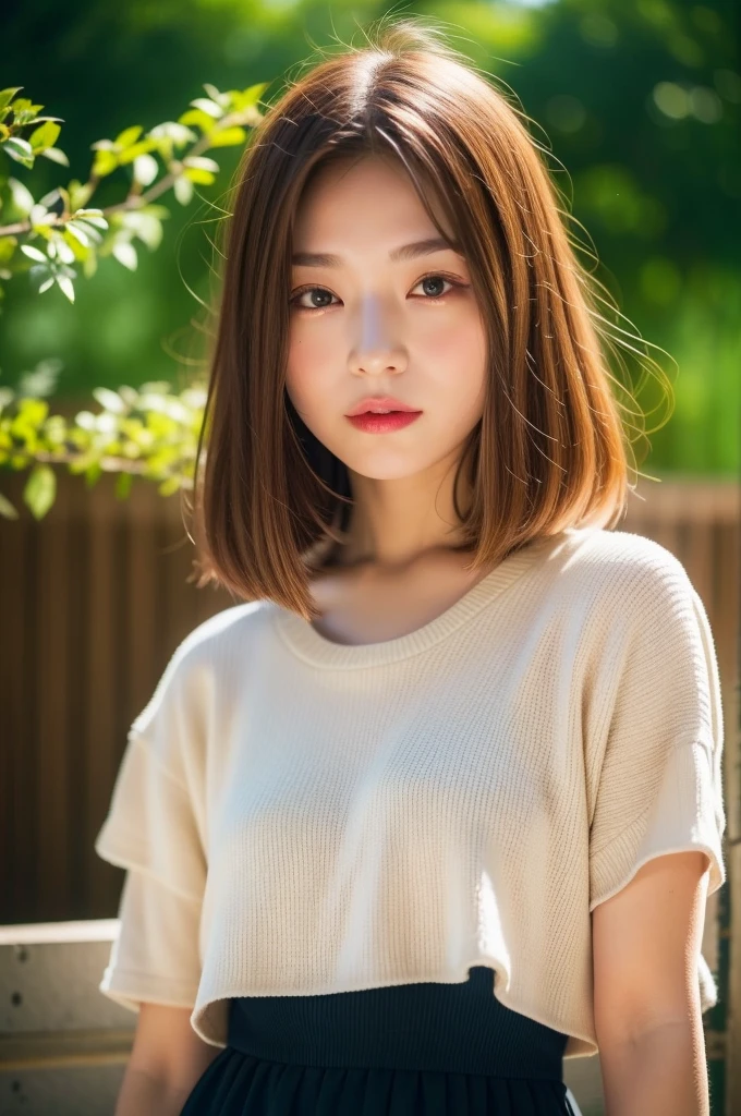 Close-up photo of a girl、Brown Hair、、Hot spring in the background、Natural hot springs, top quality、Realistic、Photorealistic、(Intricate details:1.2)、((Berry Short))、(Subtle details)、(Cinematic light、Top quality backlighting)、Clear lines、Sharp focus、A vivid face、Unity 8K Wallpaper with Detailed Face、Ultra-high resolution、(Photorealistic:1.4)、Looking at the audience、Whole Body Ezbian、On the street、(Casual wear)、(Whole Body Ezbian)、One woman