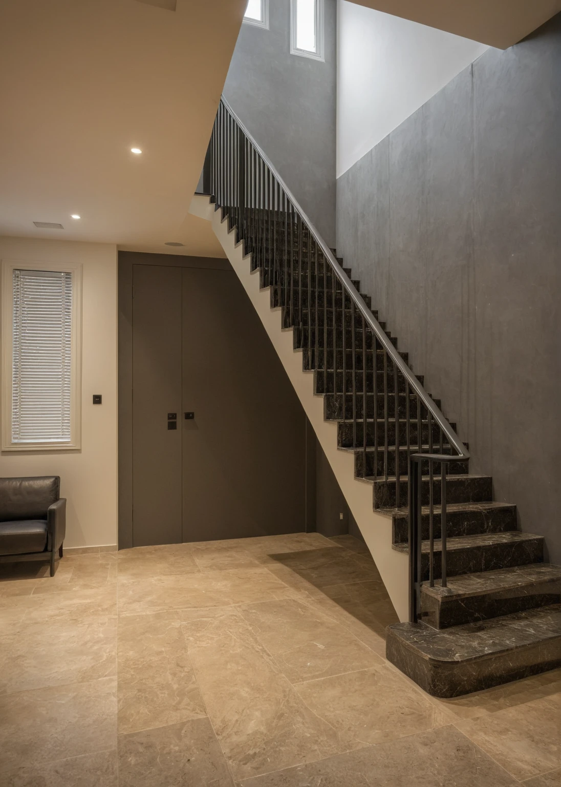 Raw photo,Masterpiece, high quality, best quality, authentic, super detail,
interior, indoors, under stair style modern
, (daylight:1.1), vivid colour, (realistic:1.2),
