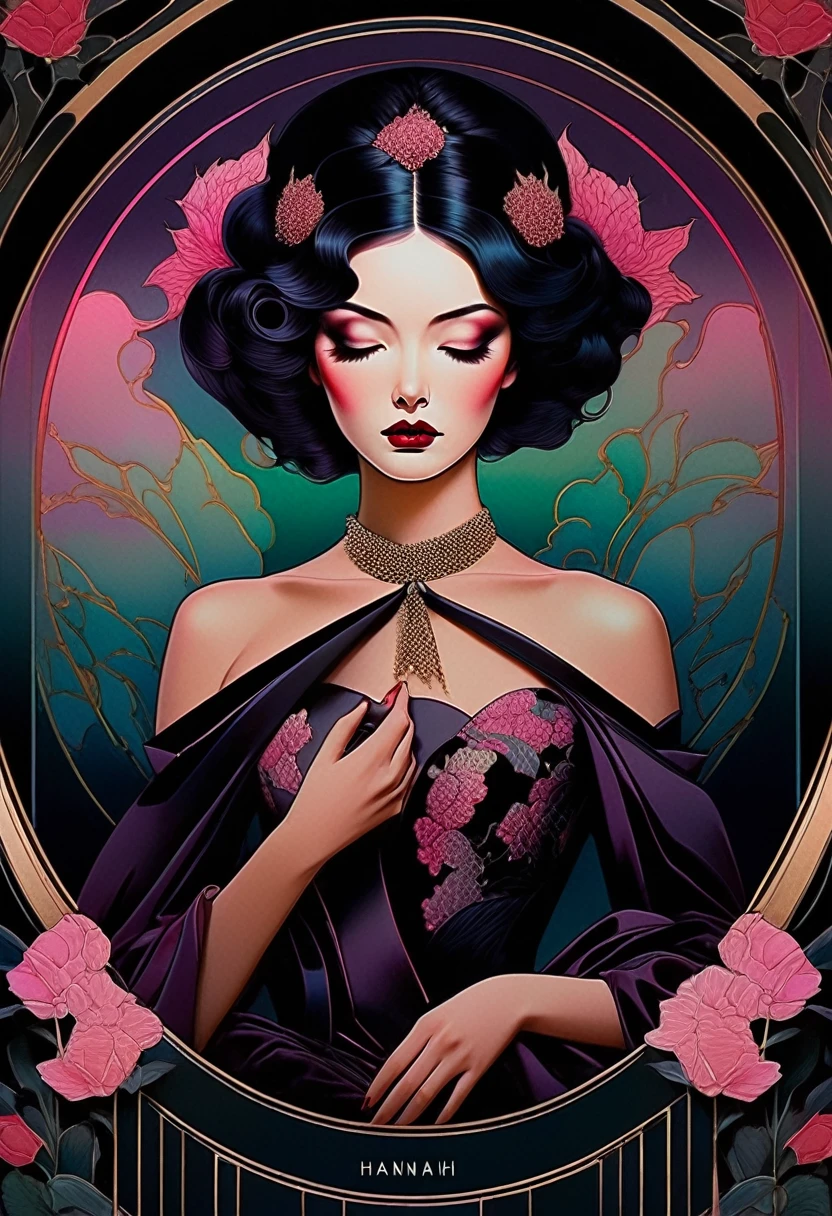 chiaroscuro technique on sensual illustration of an elegant woman, vintage queen, eerie, matte painting, by Hannah Dale, by Harumi Hironaka, extremely soft colors, hint of vibrant, highly detailed, digital artwork, high contrast, dramatic, refined, tonal,