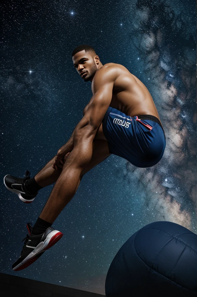 Bring together the beauty of outer space with Andonis Creed boxer