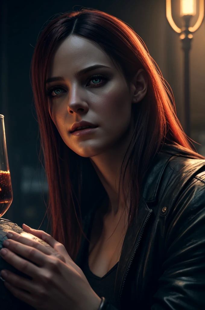 sarah: hot of a gorgeous vampire, fire eyes, pale skin,fantasy art, epic portrait illustration, cinematic realistic , feeding on a man in a field at night , portrait, realistic digital art 4 k, realistic digital art 4k, cinematic digital painting, ultra realistic concept art, very detailed digital painting, 4k concept art and hyper realism, cyberpunk art ultrarealistic 8k, emotional concept art