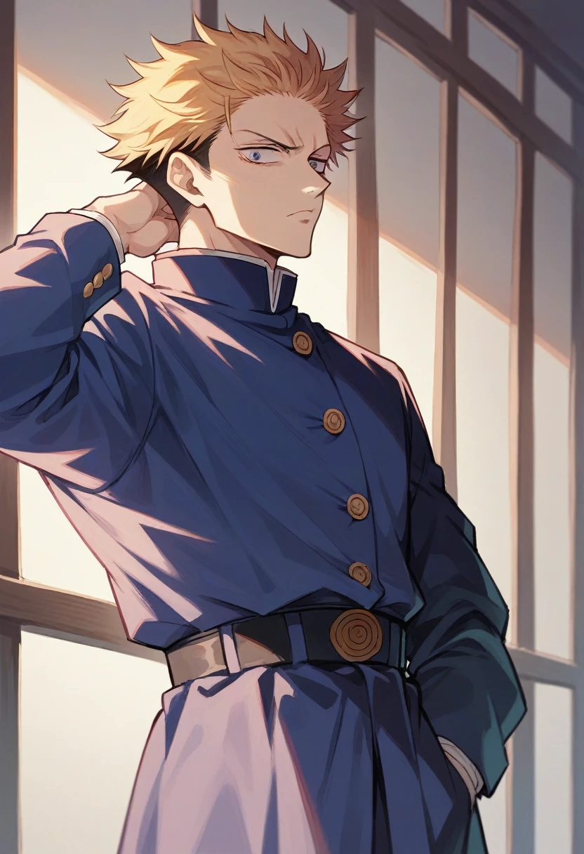 Saroru Gojo, Jujutsu Kaisen, jujutsu school background, Lighting, clearing, giorno