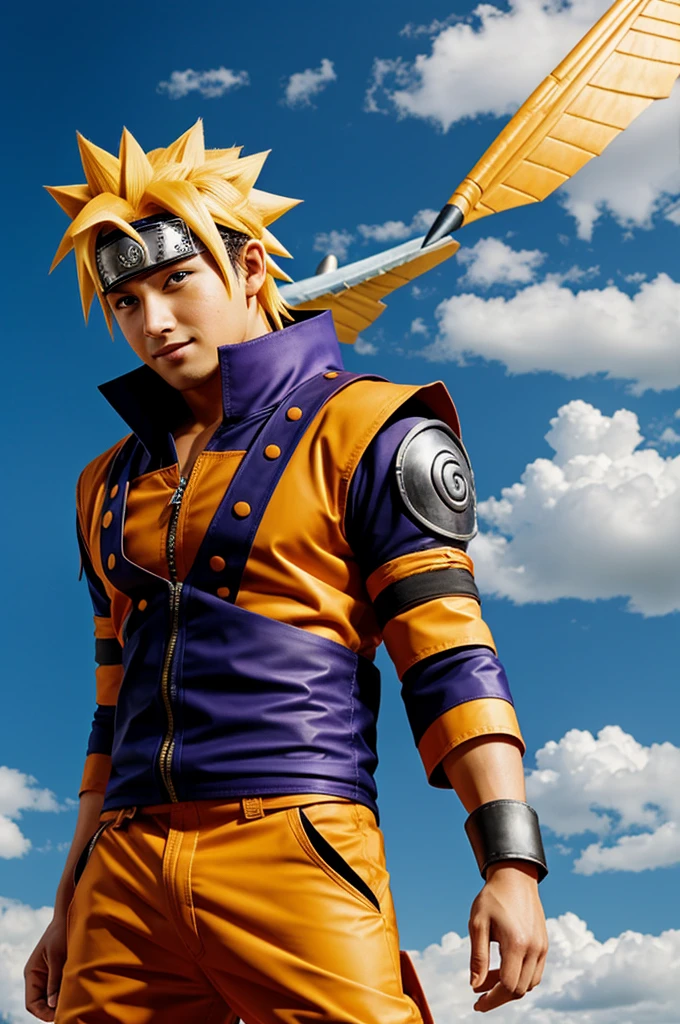 Naruto dressed as the lord of the skies Aurelio Casillas 