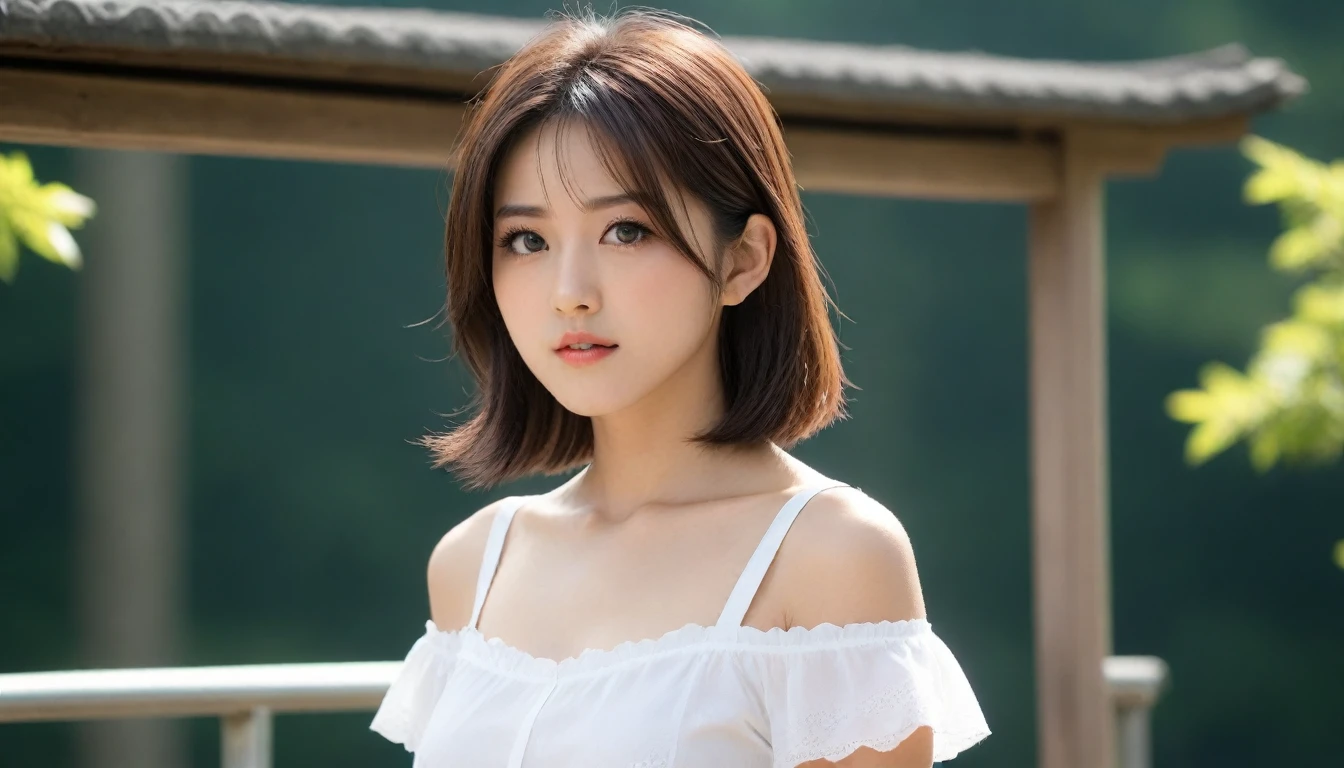 8k, Ultra-high resolution, Highest quality, masterpiece, 三分割法によるphotograph,Surreal, photograph, 1 Girl, (16 years old:1.3), pretty girl, Cute Face, Beautiful eyes in every detail, 細かくdetailedに,masterpiece,One Girl:1.2, Japan Female Announcer,close up,disgust,Black Hair,Messy hair,Station platform,風景photograph,Clean and modest clothing,Natural Makeup,Realistic Skin, Perfect and beautiful face ,完璧でCute Face, Skin with attention to detail, Perfect limbs、Narrow waist、Thin legs),Looking at the audience、beauty,Long neck、(((Ideal body type))),A cup small breasts :2,Portraiture:2,Perfect ???????,鮮明なdetailed,detailed,Surreal,Light and shadow,dappled sunlight