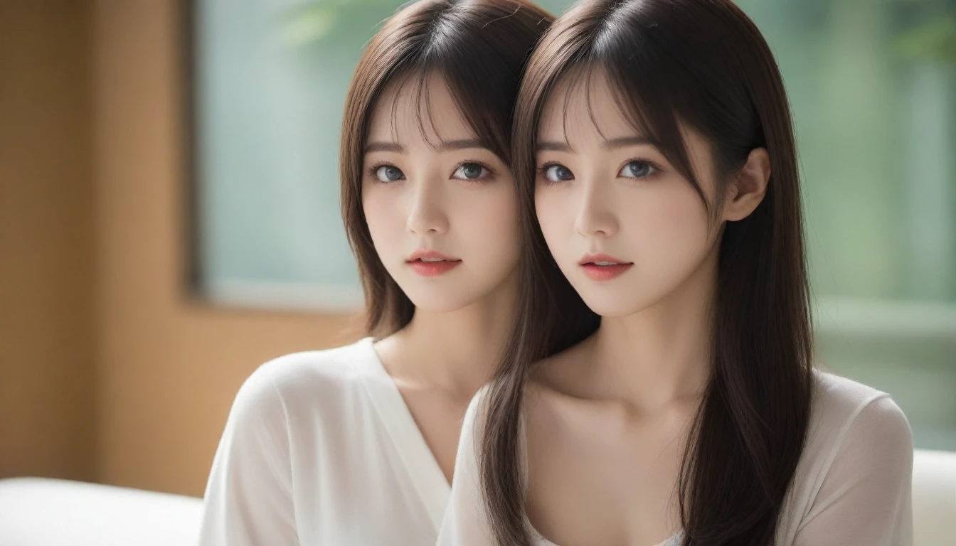 8k, Ultra-high resolution, Highest quality, masterpiece, 三分割法によるphotograph,Surreal, photograph, 1 Girl, (16 years old:1.3), pretty girl, Cute Face, Beautiful eyes in every detail, 細かくdetailedに,masterpiece,One Girl:1.2, Japan Female Announcer,extream close up,glaring,Black Hair,Messy hair,Hair over one eye,Station platform,風景photograph,Clean and modest clothing,Natural Makeup,Realistic Skin, Perfect and beautiful face ,完璧でCute Face, Skin with attention to detail, Perfect limbs、Narrow waist、Thin legs),Looking at the audience、beauty,Long neck、(((Ideal body type))),A cup small breasts :2,Portraiture:2,Perfect Anatomy,鮮明なdetailed,detailed,Surreal,Light and shadow,dappled sunlight