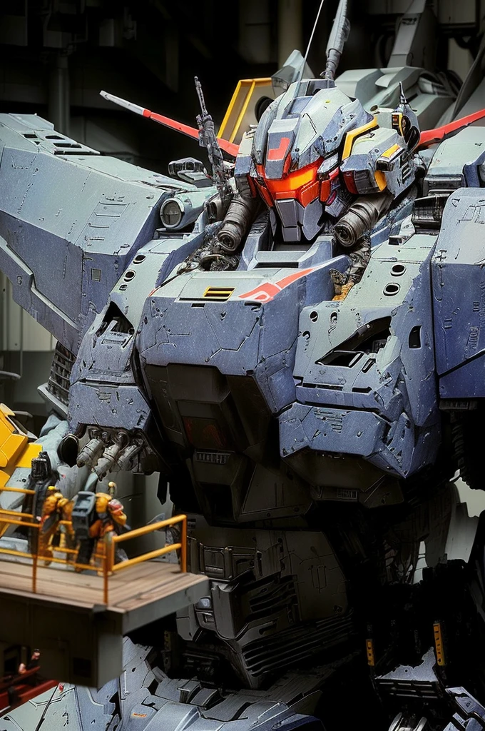 Realistic depiction, giant Mecha robot, メタルギアMecha, big Mecha, konami Mecha, giant anime Mecha, Giant Robot mech, Giant Robot, Giant Robots, engineers building a giant Mecha, japanese Mecha, to Gundam, Mecha robot details, # Mecha, Giant Mechanical Robot
