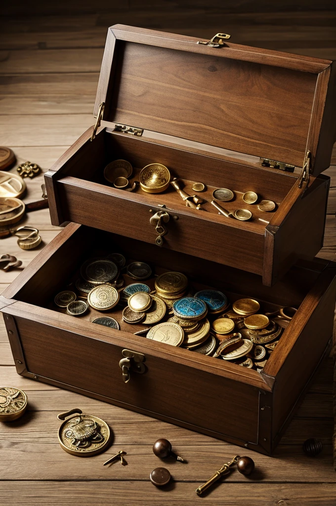 Chest with treasures