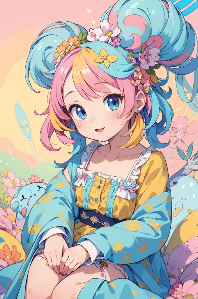 
(Cute Characters), 
(masterpiece), (Highest quality), (Very detailed), (Vivid and colorful images),
Clear images, Clear images, Very detailed background