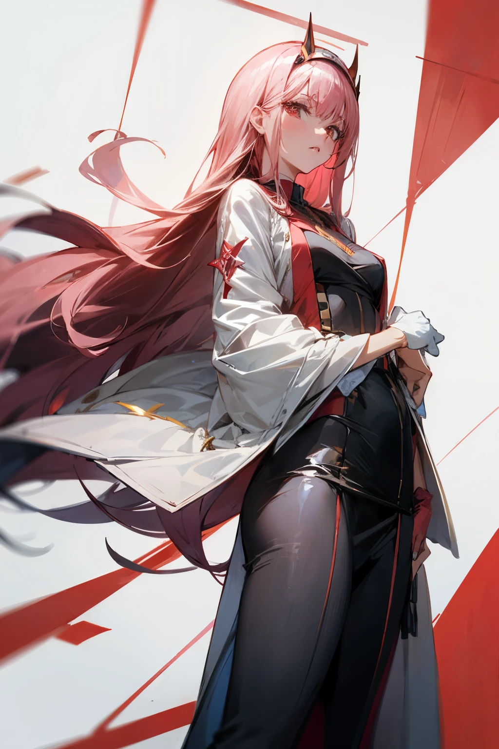 Zero Two, wear luxurious clothes