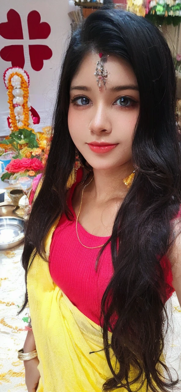 table top, highest quality, very delicate and beautiful girl,very delicate and beautiful, world masterpiece theater, super detailed, very detailed, highest quality, blonde hair, High resolution, very detailed,1 girl, highest quality, figure, looking at the viewer, material, canvas, oil, genuineistic, realist ,genuine,