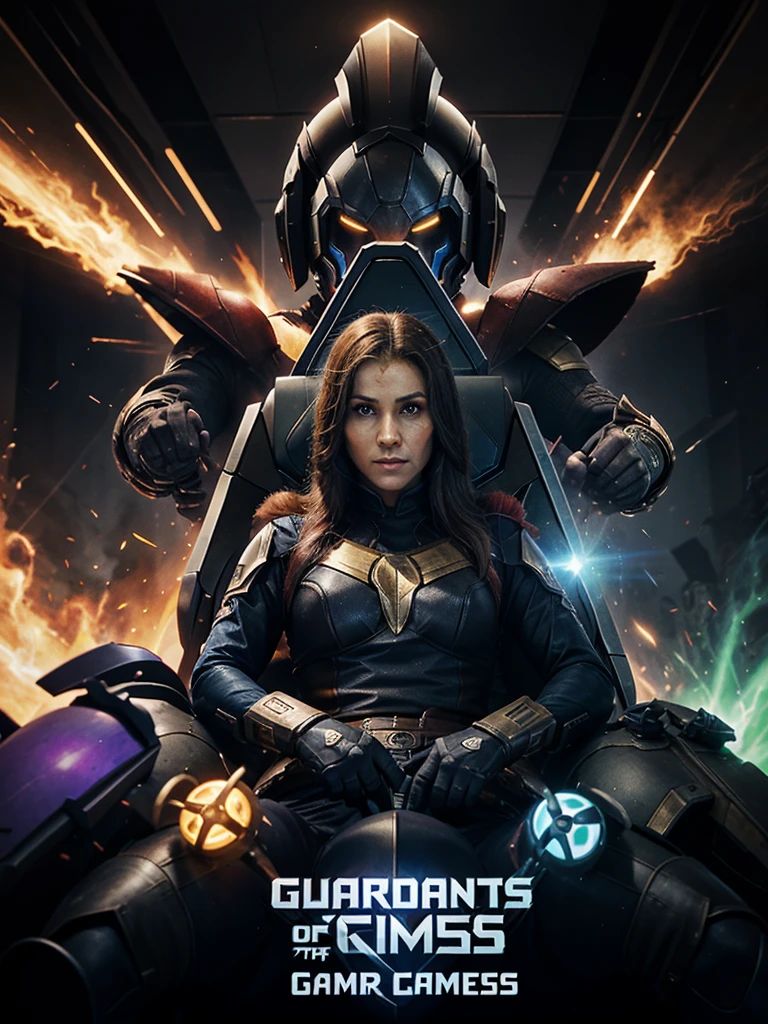 Logo with the theme of guardians of gamer chaos