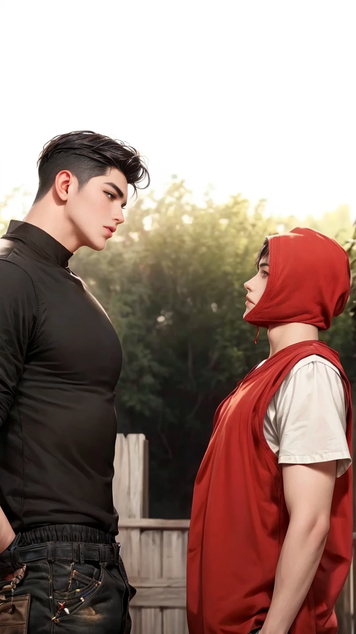 1boy, young, handsome, black hair, undercut hair, 1boy, adults, handsome, brown hair, short hair, perfect face, detailed eyes and face,brown eyes, clean shaved, muscular, capturing a rural atmosphere, dynamic lighting, unreal engine 5