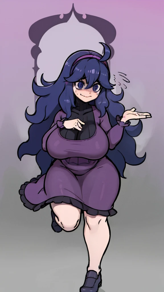 ((Hex maniac)), (thick), (shy), flustered, hiding face, ((blushing)), (((full body standing pose))), (Sexy), ((shortstack)), (((Unrealistic gigantic breasts))), (((plaid torn short skirt))), ((chubby)), (((ponytail))), ((scribble eyes)), (Cute), ((Ghastly background)), (((Torn clawed desiccated Dress))), (((Open mouth Nervous smile))), action lines, jiggle, ((Black Socks)), ((Black shoes))