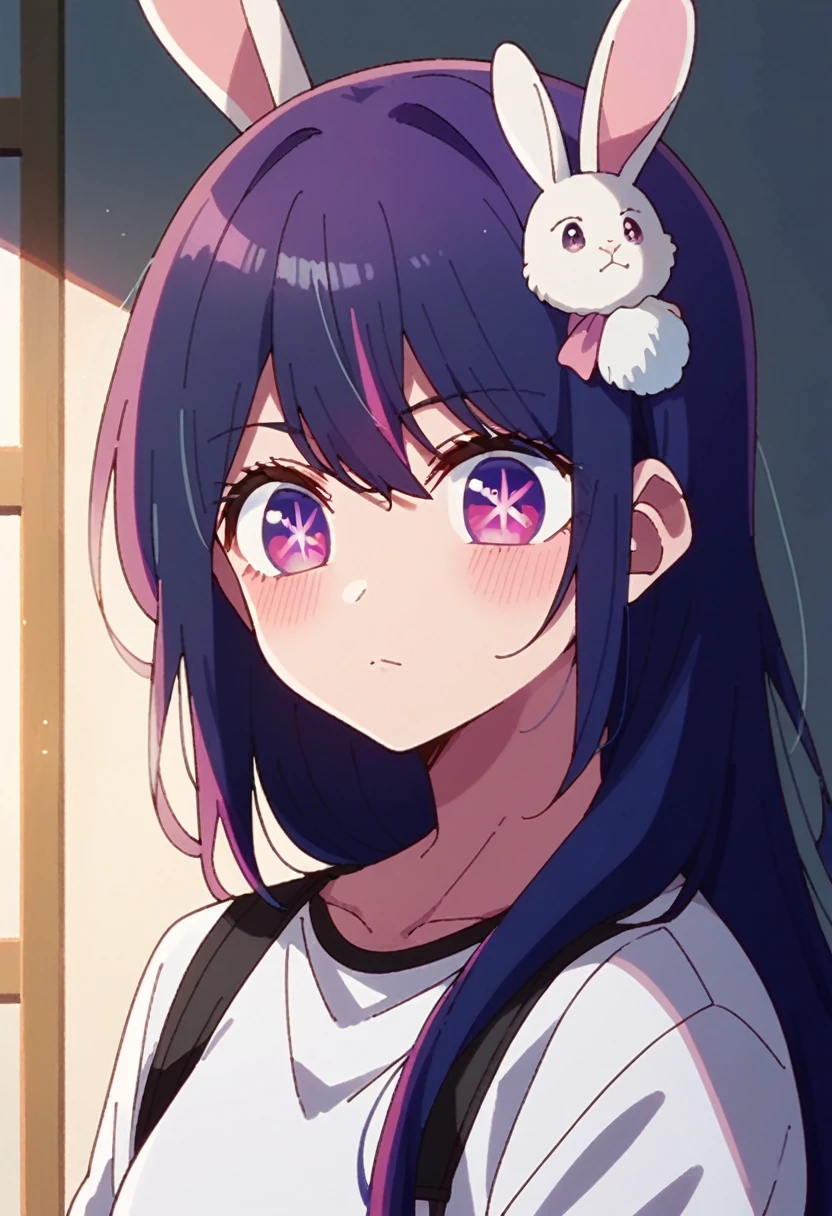 My Favorite ,Hoshino Ai,Rabbit hair ornament,Shining pupils