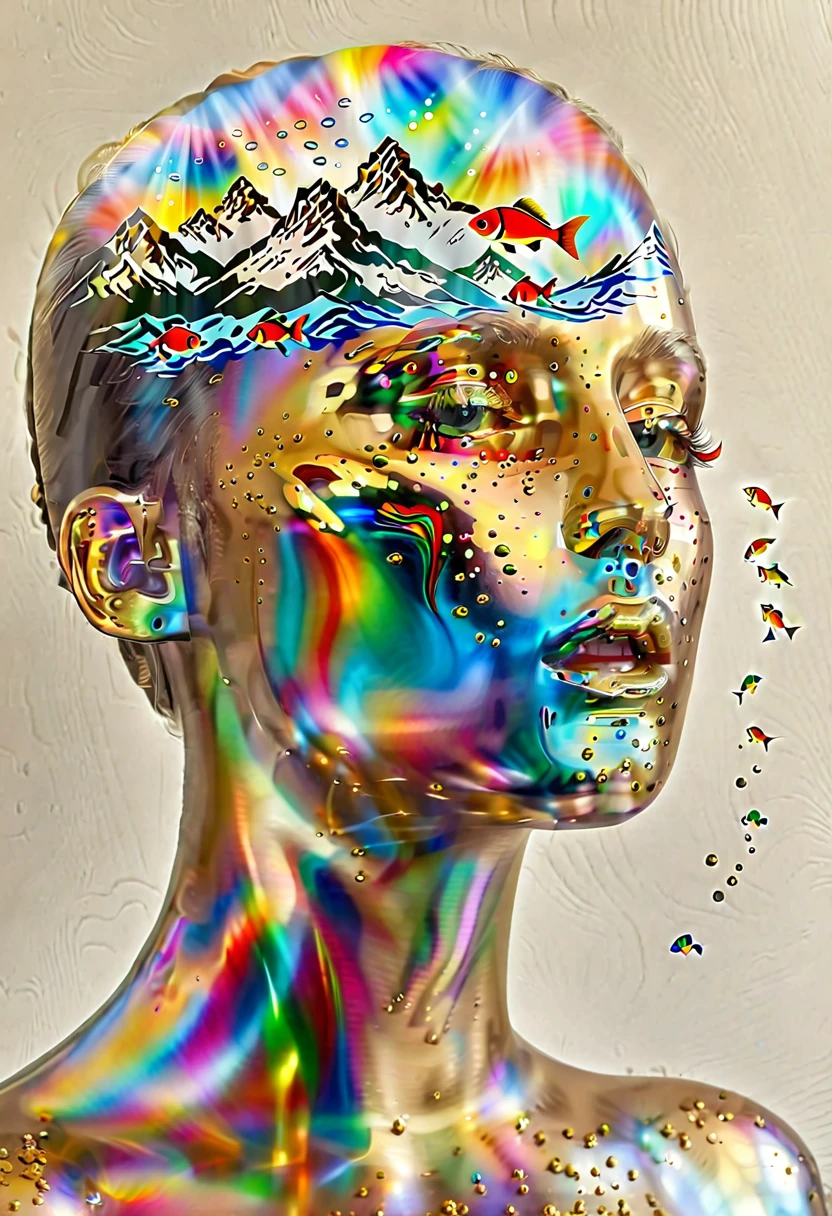 From my soul I see the birth of boys and girls and it looks completely different. I never imagined what newborns see., everything that they believe exists that the most is on earth and that fish live in heaven and on earth is fascinating to their imagination the colors they see , 24k bright colors unstoppable imagination beauty love hope learn new things every day shadows with volume photographic composition latest lighting techniques of the moment