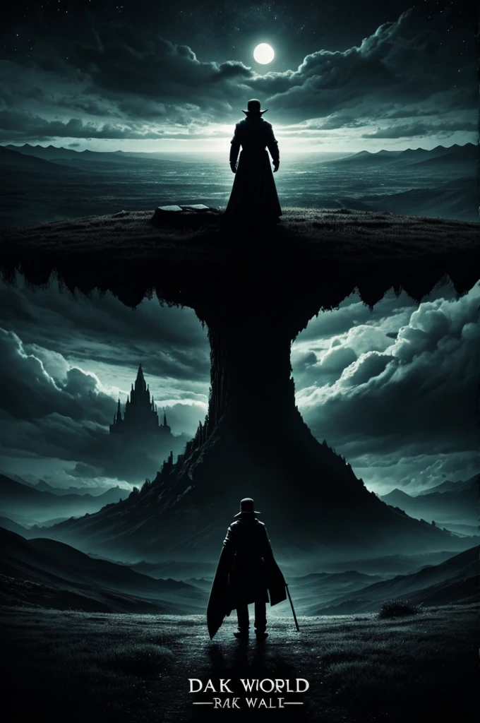 Dark world with sad people