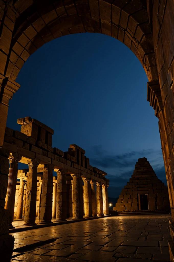 Dark ancient city