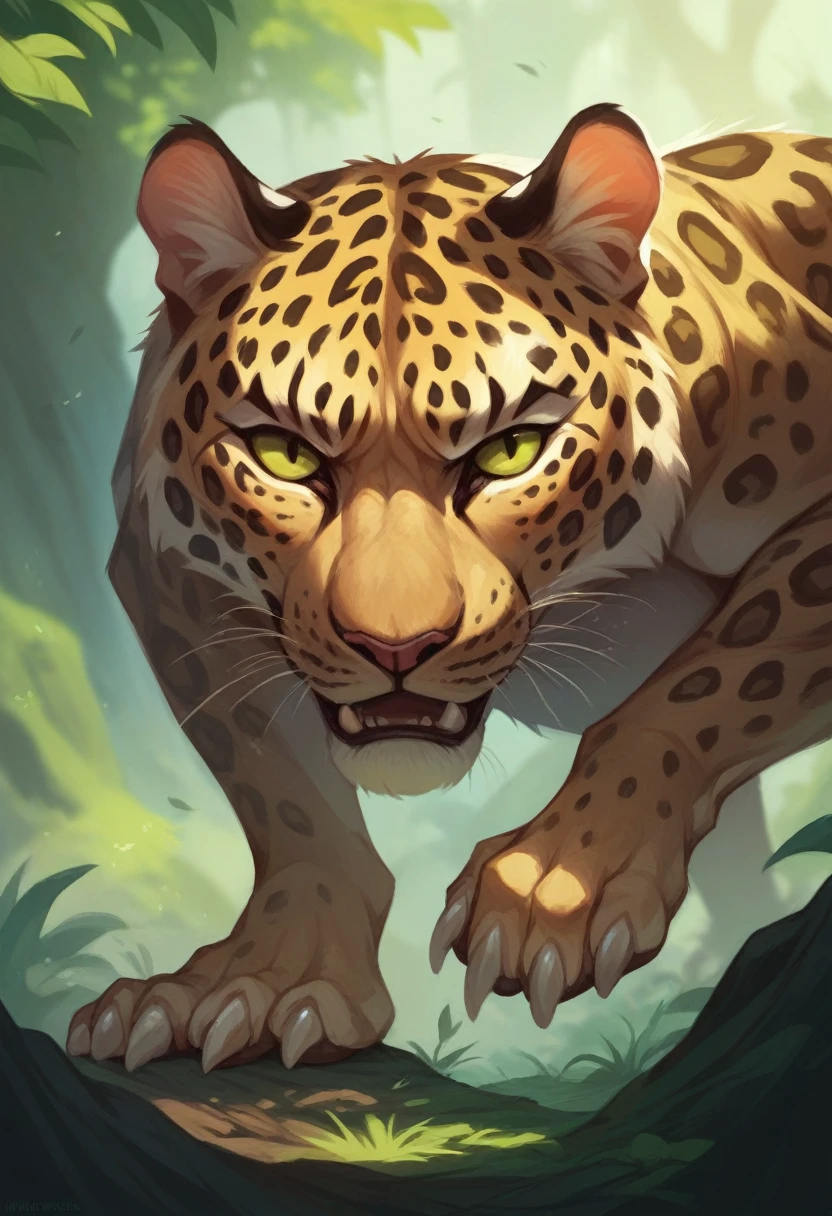 Brazil:
A photorealistic portrait of a fearsome Amazonian-inspired mutant with jaguar-like features and razor-sharp claws, emerging from the depths of the rainforest.
