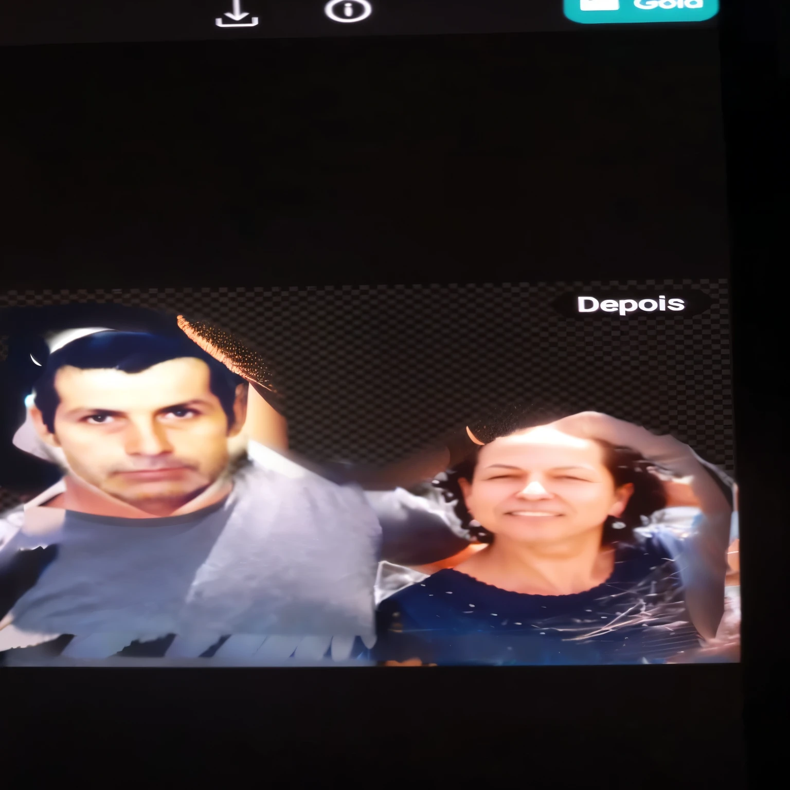 Image animation of the man with angel wings 