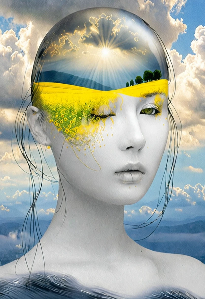 My soul gives me examples of visions and spectacular but sad images. I don&#39;t understand them but I know they are important and I know it because I am the mother. , I took care of everything and left nothing to chance and I saw the most surreal and spectacular places on earth but these images impress me , 24k unique piece spectacular colors composition volume in shadows latest lus techniques in the promts
