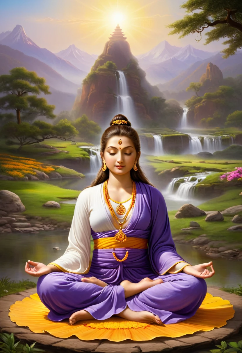 A picture that represents Metta Meditation from a western perspective (Loving Kindness Compassion)