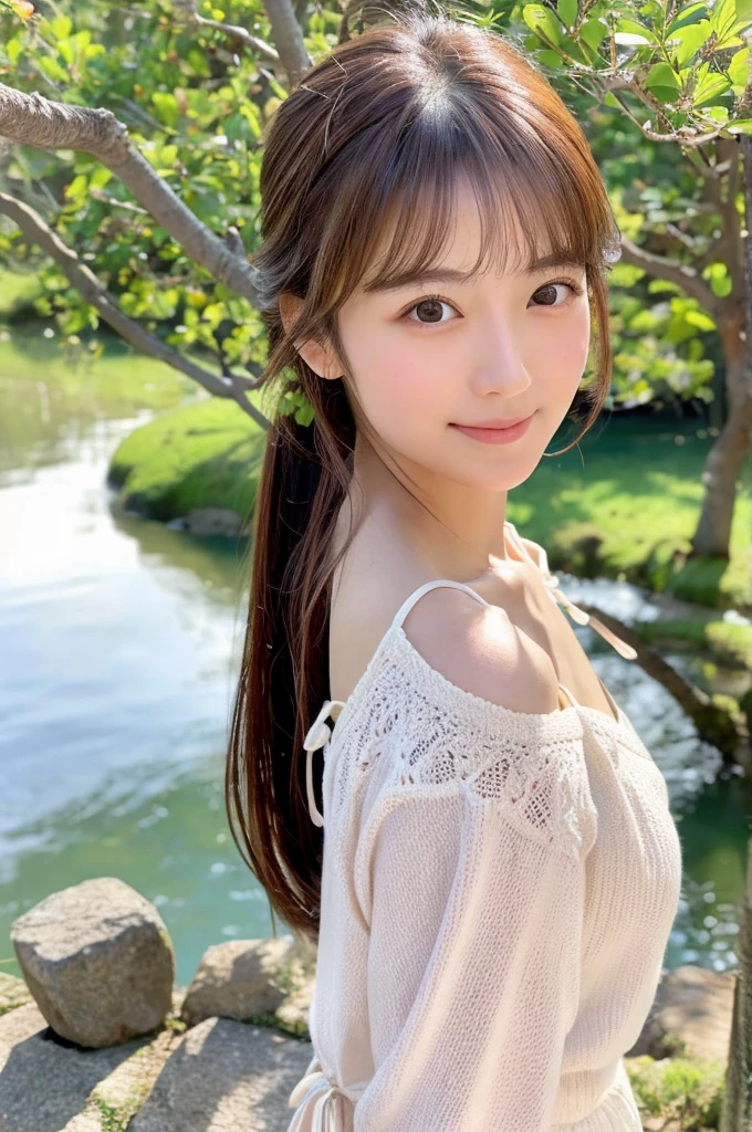 ((Highest quality)), ((masterpiece)), (detailed),Perfect Face,Japanese,landscape,Beauty,cute,Upper Body