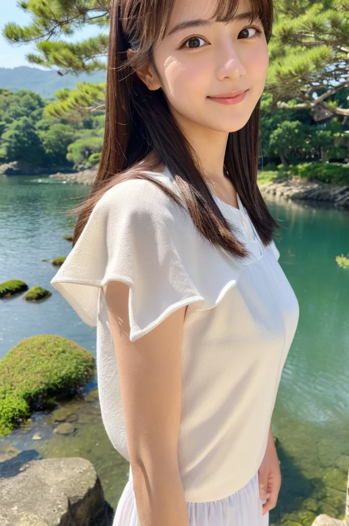 ((Highest quality)), ((masterpiece)), (detailed),Perfect Face,Japanese,landscape,Beauty,cute,Upper Body