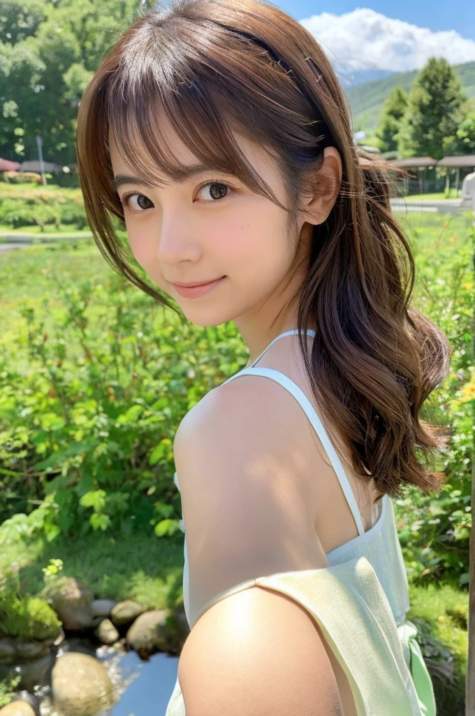 ((Highest quality)), ((masterpiece)), (detailed),Perfect Face,Japanese,landscape,Beauty,cute,Upper Body